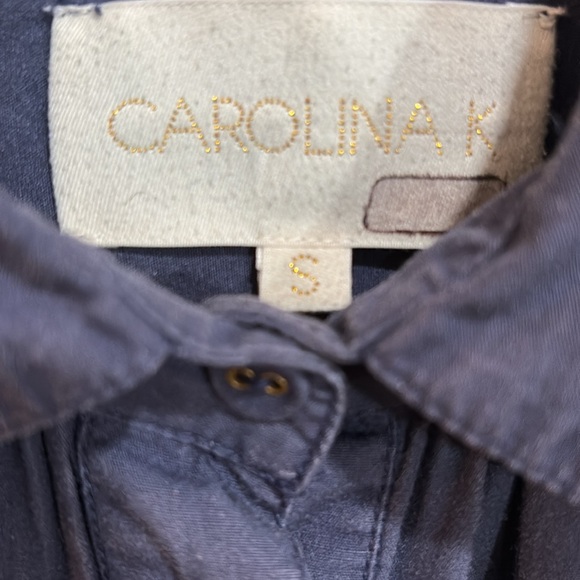 CAROLINA K Geometric Cotton Button Front
Valerie Pleated Kaftan Gown Dre… - Picture 12 of 12